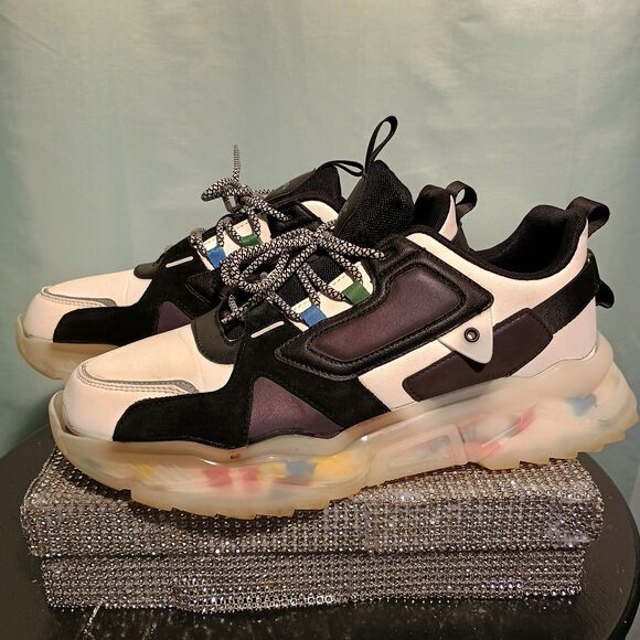 Men's Mazino Black Multicolor/ Lava size 12 shoes - Picture 2 of 5